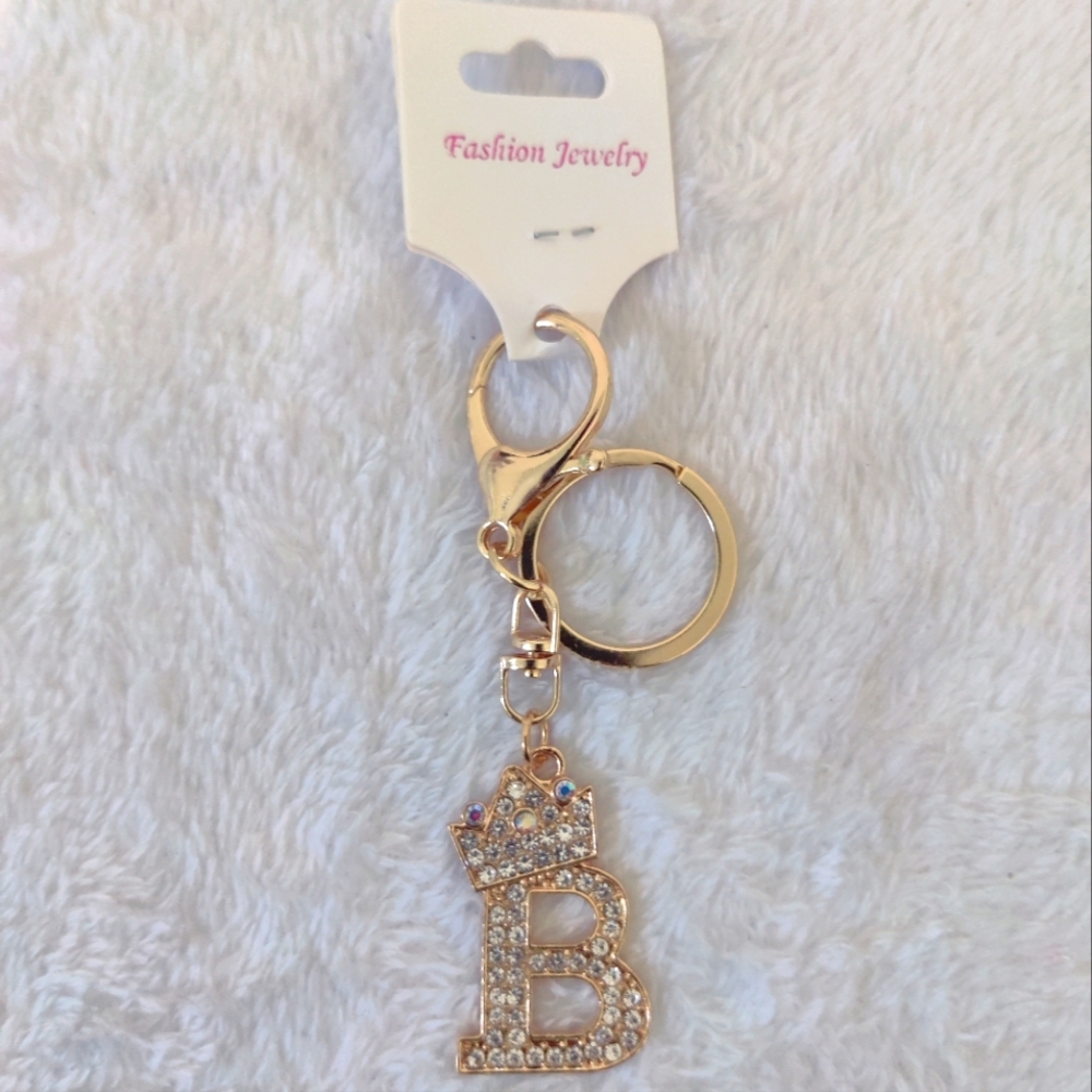 NWT Letter "B" Bag Charm / Keychain